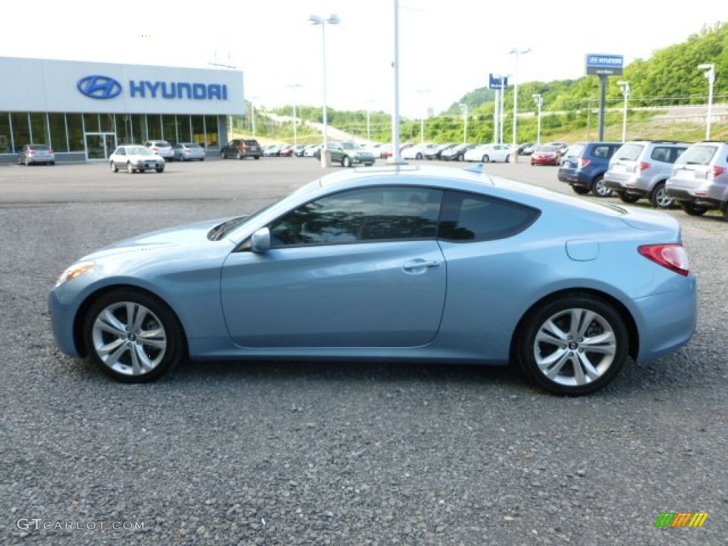 2012 Genesis Coupe 2.0T - Acqua Minerale Blue / Black Cloth photo #4