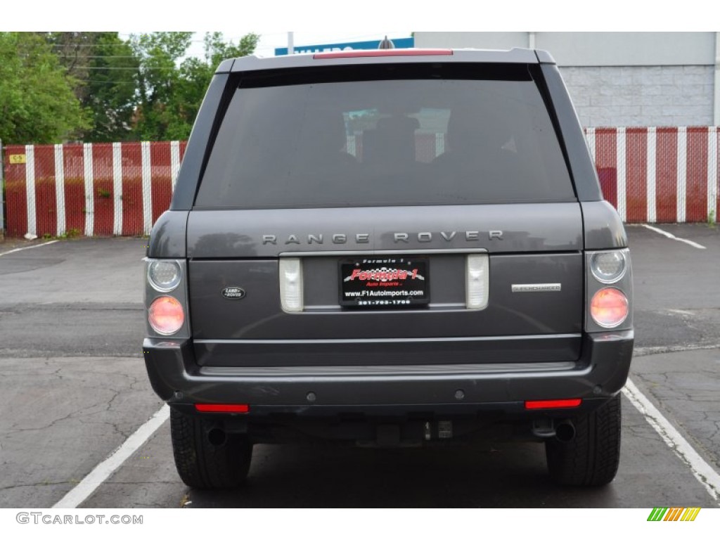 2006 Range Rover Supercharged - Bonatti Grey / Charcoal/Jet photo #6