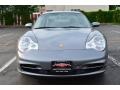 2002 Seal Grey Metallic Porsche 911 Carrera Cabriolet  photo #2