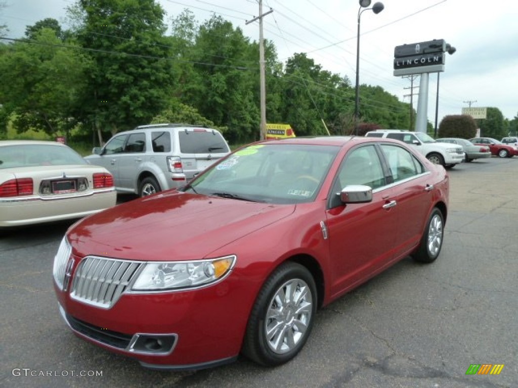 2011 MKZ FWD - Red Candy Metallic / Light Camel photo #1