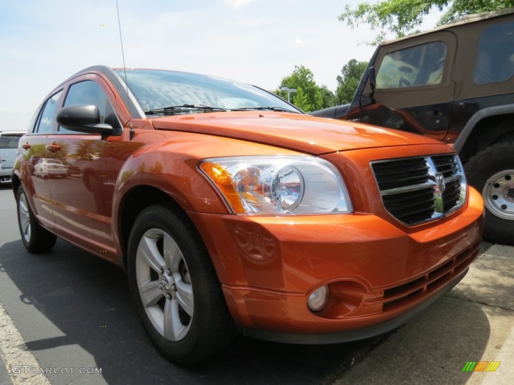 Mango Tango Pearl 2011 Dodge Caliber Mainstreet Exterior Photo #66488952