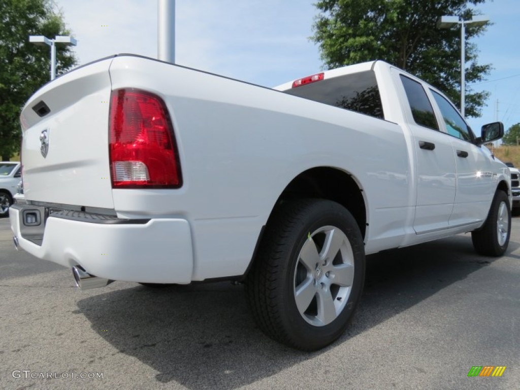 2012 Ram 1500 Express Quad Cab - Bright White / Dark Slate Gray/Medium Graystone photo #3