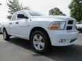 2012 Bright White Dodge Ram 1500 Express Quad Cab  photo #4