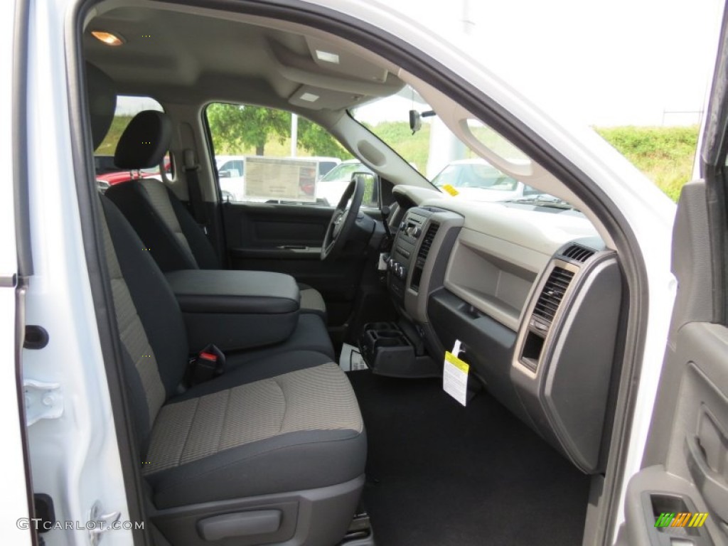 2012 Ram 1500 Express Quad Cab - Bright White / Dark Slate Gray/Medium Graystone photo #9