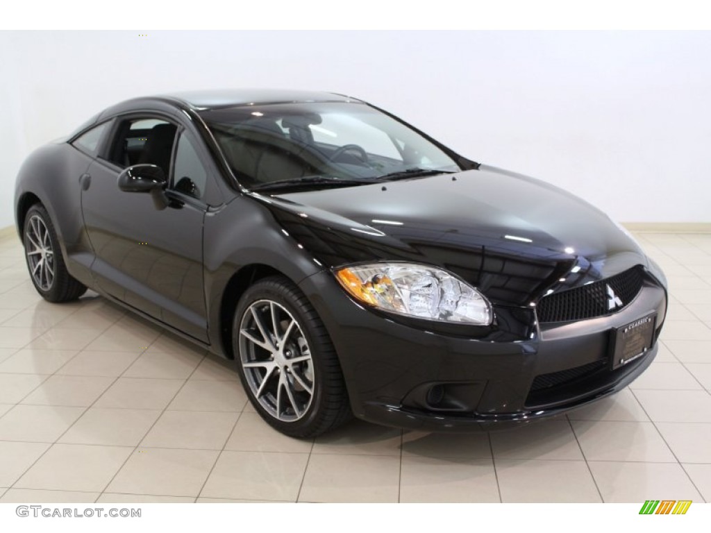 2012 Eclipse GS Sport Coupe - Kalapana Black / Dark Charcoal photo #1