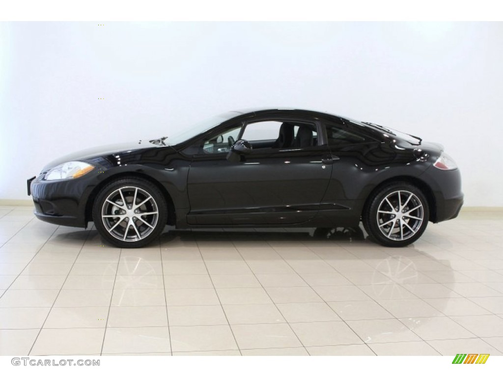 Kalapana Black 2012 Mitsubishi Eclipse GS Sport Coupe Exterior Photo #66489738