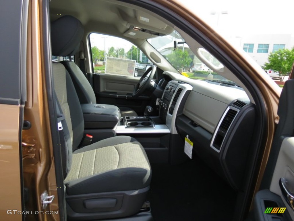 2012 Ram 1500 Big Horn Quad Cab 4x4 - Saddle Brown Pearl / Dark Slate Gray/Medium Graystone photo #9