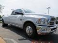 Bright White - Ram 3500 HD Laramie Crew Cab Dually Photo No. 4