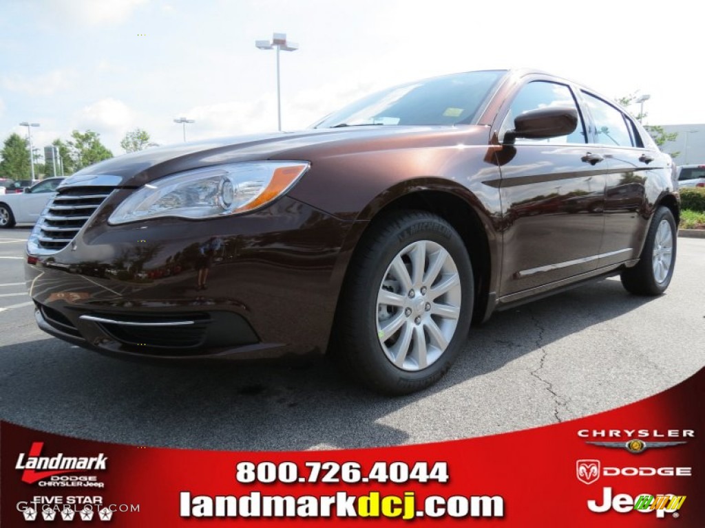 2012 200 Touring Sedan - Deep Auburn Pearl / Black/Light Frost photo #1