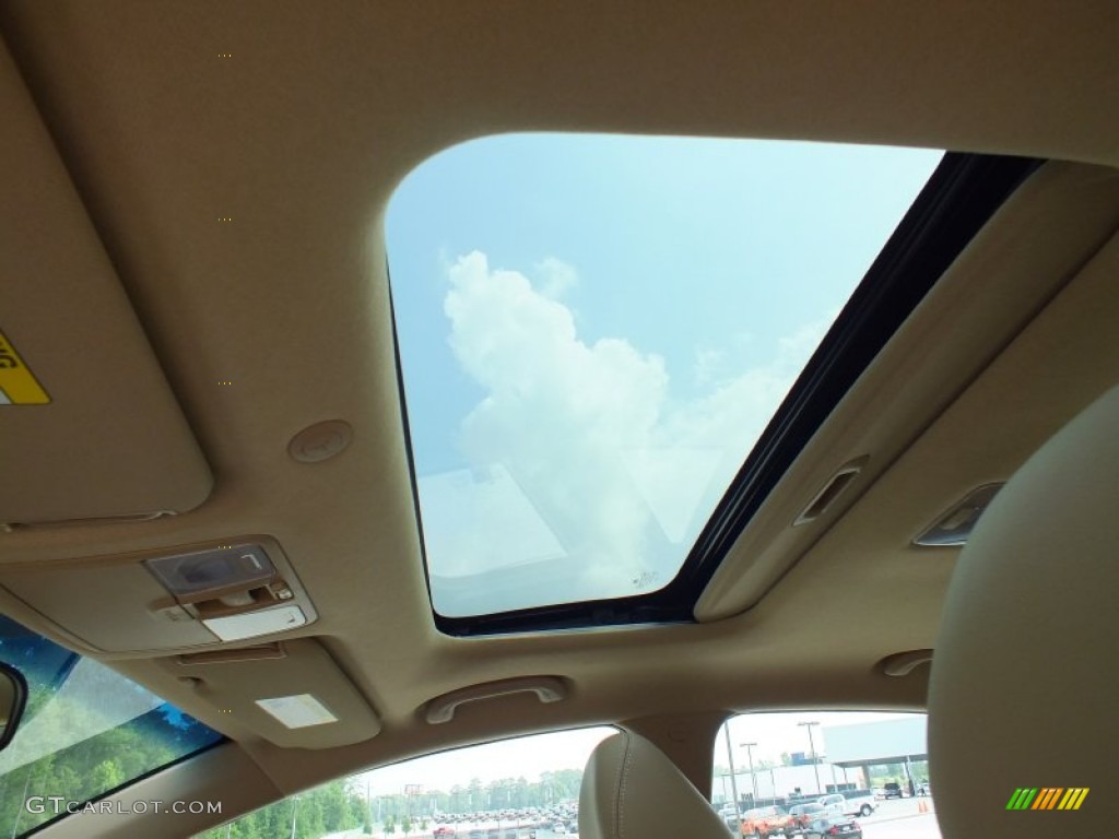 2013 Elantra Limited - Blue Sky Metallic / Beige photo #19