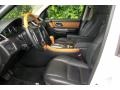 Ebony Black 2008 Land Rover Range Rover Sport HSE Interior Color