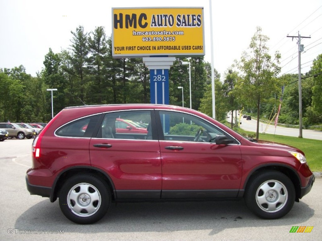 2009 CR-V LX 4WD - Tango Red Pearl / Gray photo #1