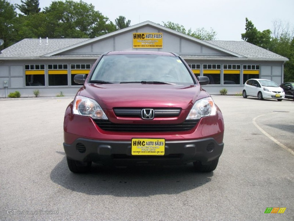 2009 CR-V LX 4WD - Tango Red Pearl / Gray photo #3