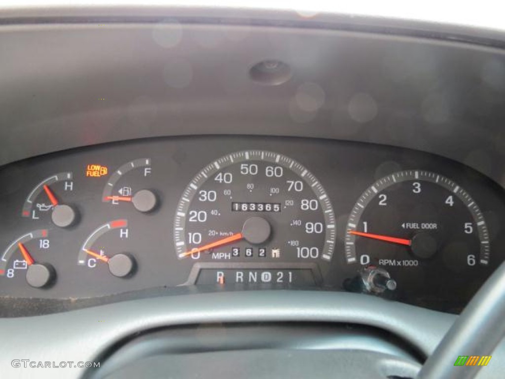 1997 Ford F150 XLT Regular Cab Gauges Photo #66493443