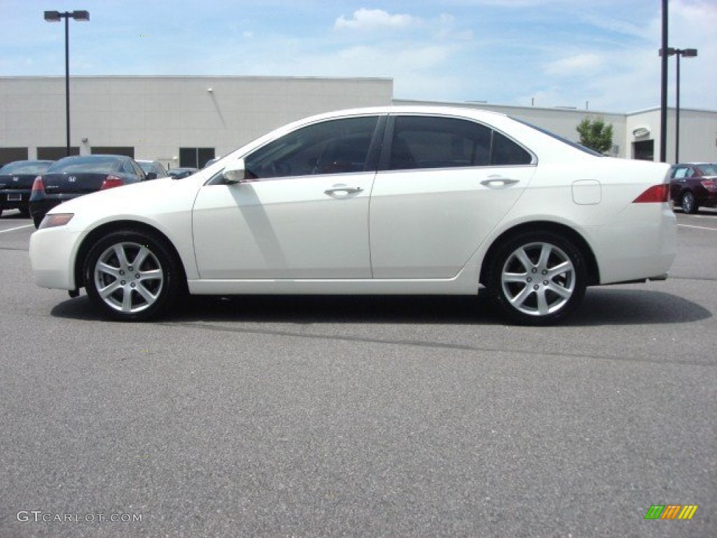 2004 TSX Sedan - Premium White Pearl / Parchment photo #3