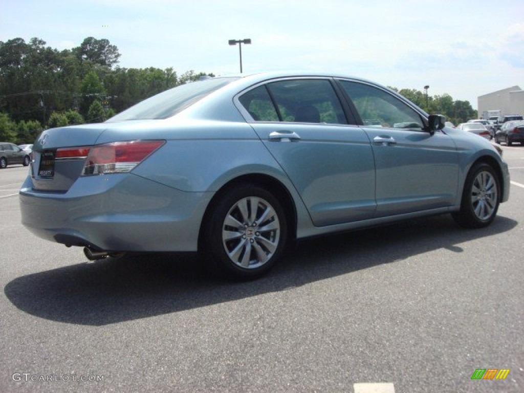 2011 Accord EX-L Sedan - Celestial Blue Metallic / Gray photo #5