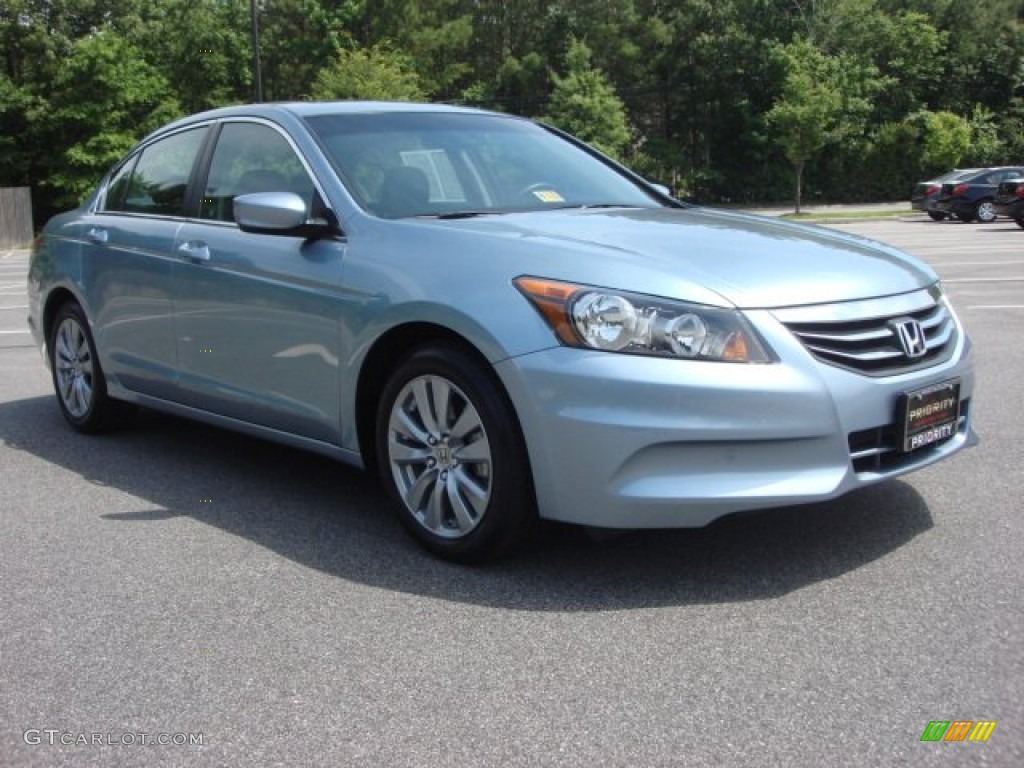 2011 Accord EX-L Sedan - Celestial Blue Metallic / Gray photo #7