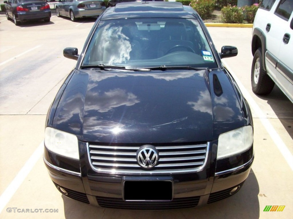 2003 Passat GLS Sedan - Black / Grey photo #1