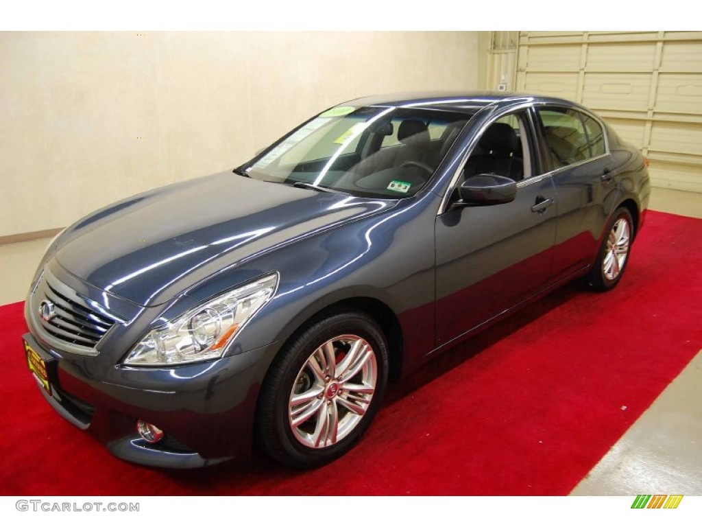 2010 G 37 Journey Sedan - Blue Slate / Graphite photo #3