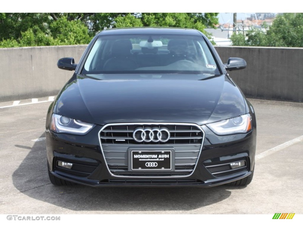 2013 A4 2.0T quattro Sedan - Phantom Black Pearl / Black photo #2