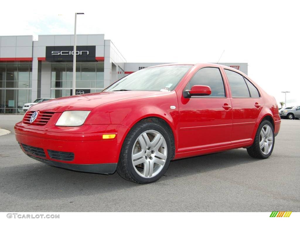 2003 Jetta GL 1.8T Sedan - Tornado Red / Beige photo #1