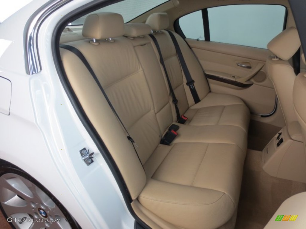 2008 3 Series 335i Sedan - Alpine White / Beige photo #9