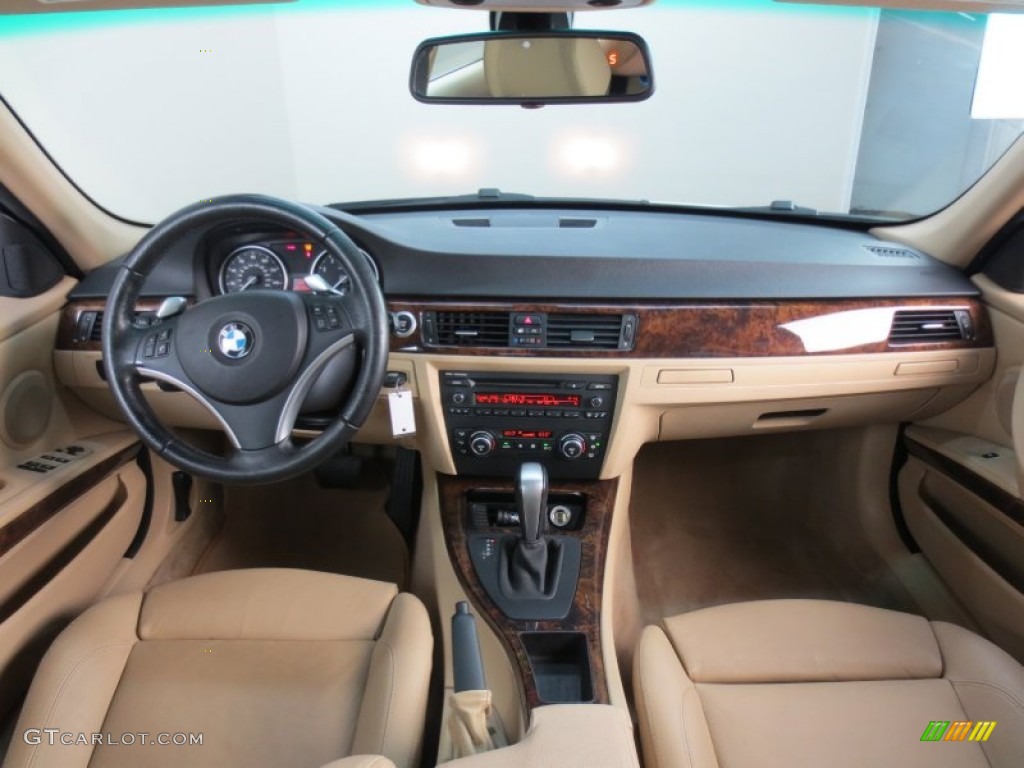 2008 3 Series 335i Sedan - Alpine White / Beige photo #13