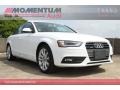 Ibis White - A4 2.0T quattro Sedan Photo No. 1