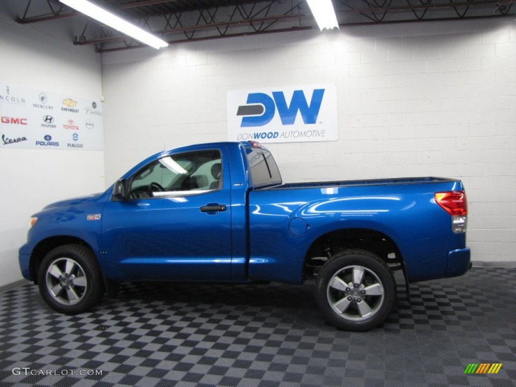 2007 Tundra SR5 Regular Cab - Blue Streak Metallic / Graphite Gray photo #5