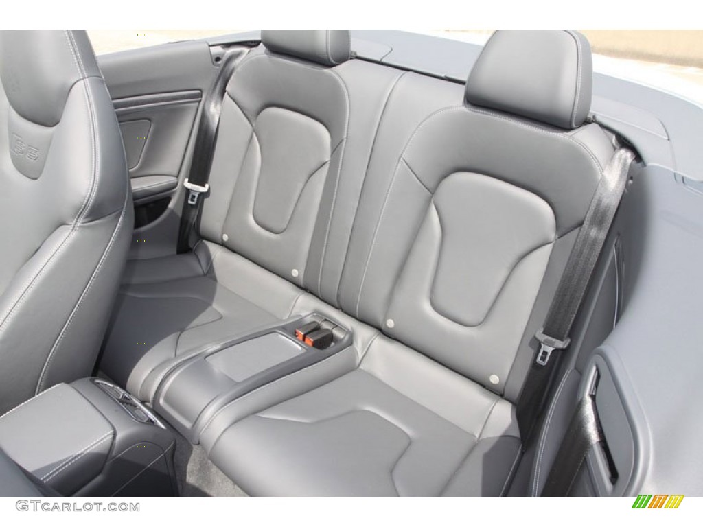 2013 Audi S5 3.0 TFSI quattro Convertible Rear Seat Photo #66499584