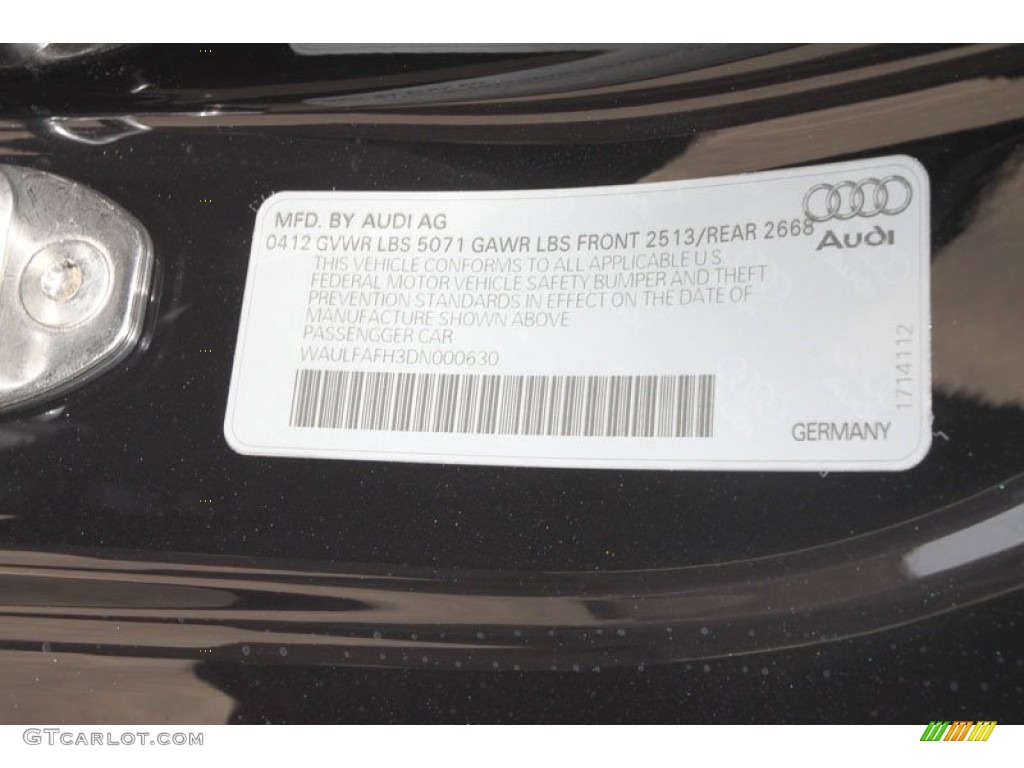 2013 A5 2.0T quattro Cabriolet - Phantom Black Pearl Effect / Black photo #28