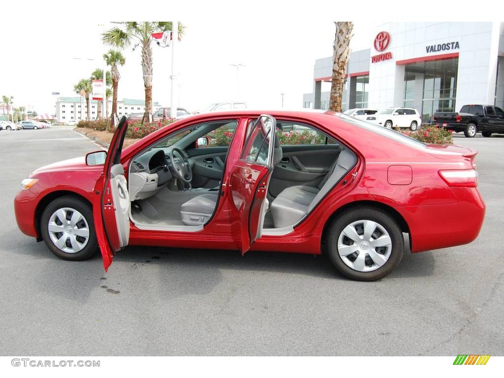 2009 Camry LE - Barcelona Red Metallic / Bisque photo #10