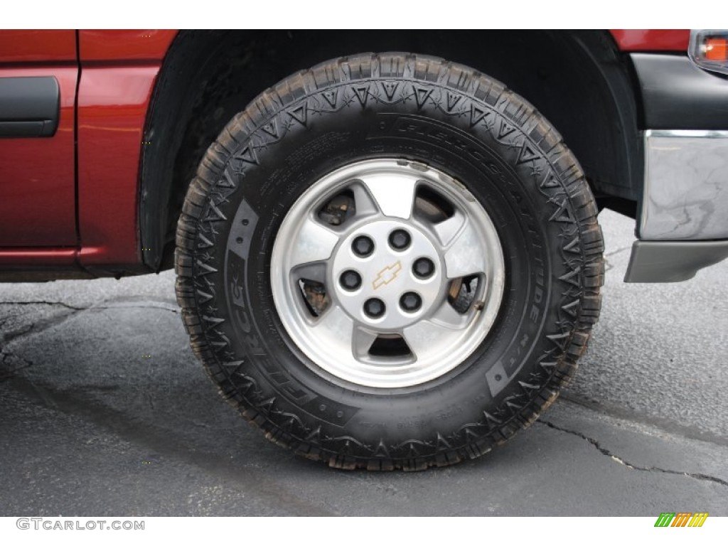 2001 Tahoe LS 4x4 - Redfire Metallic / Graphite/Medium Gray photo #7