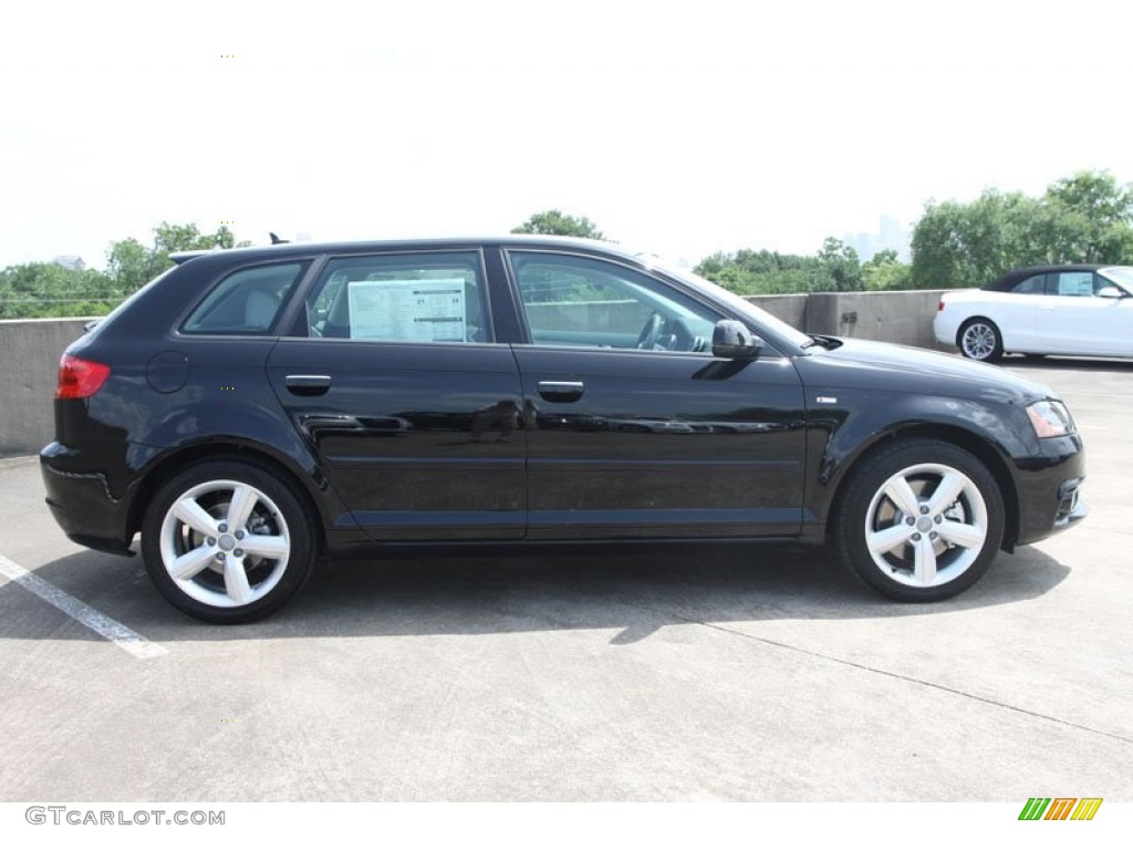 Brilliant Black 2012 Audi A3 2.0T quattro Exterior Photo #66500529