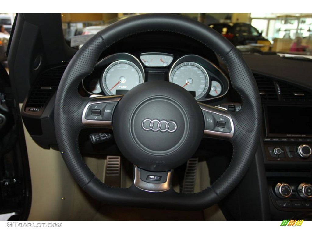 2012 Audi R8 Spyder 4.2 FSI quattro Steering Wheel Photos