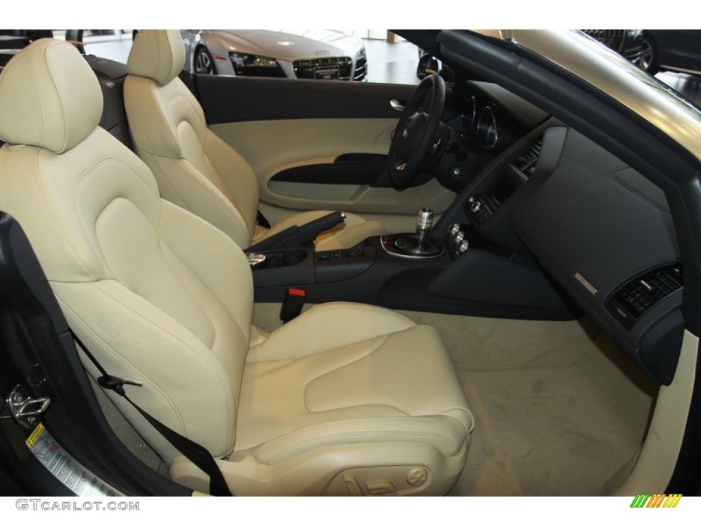 Luxor Beige Interior 2012 Audi R8 Spyder 4.2 FSI quattro Photo #66500874