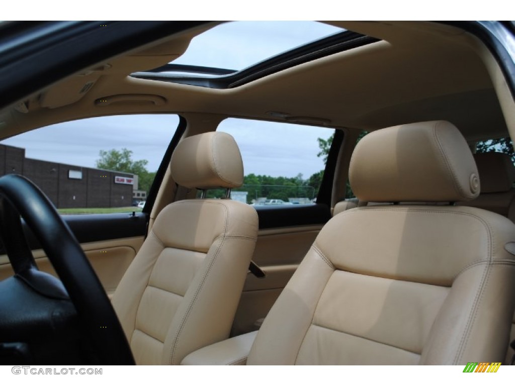 2001 Passat GLX Wagon - Satin Silver Metallic / Beige photo #14