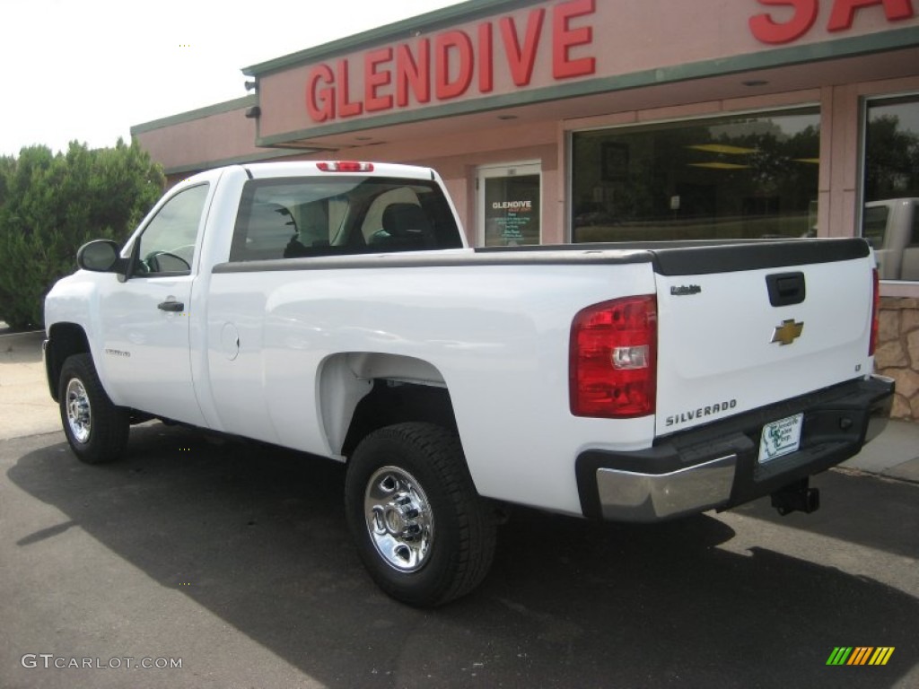 2009 Silverado 2500HD Work Truck Regular Cab - Summit White / Dark Titanium photo #4