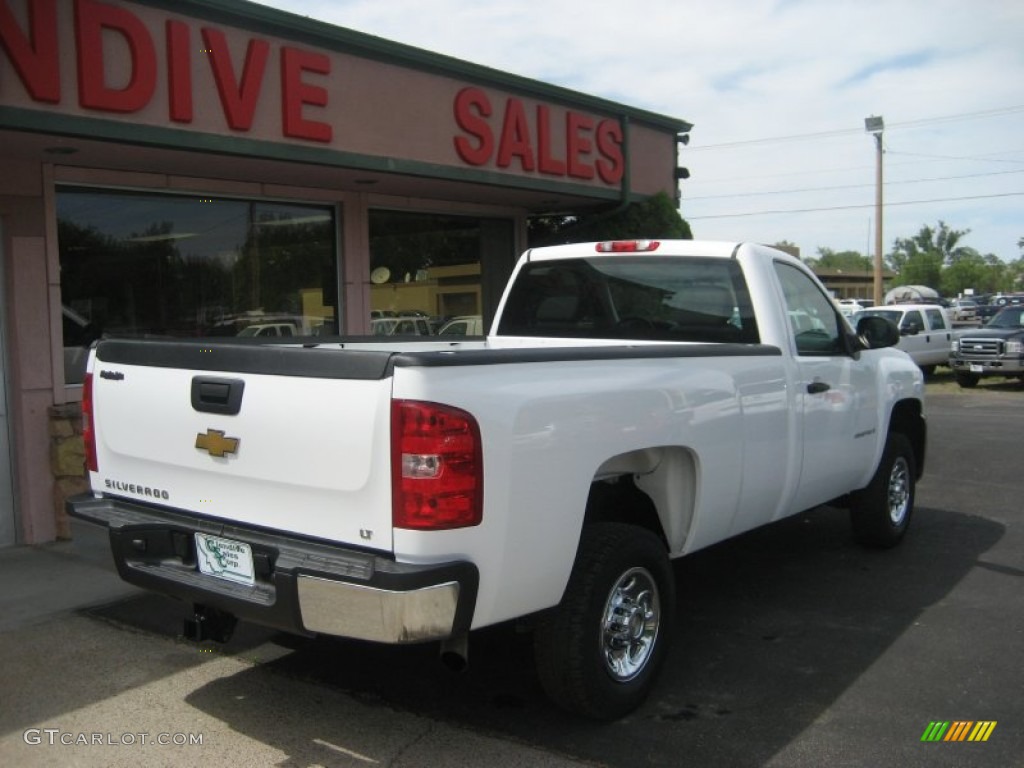 2009 Silverado 2500HD Work Truck Regular Cab - Summit White / Dark Titanium photo #5