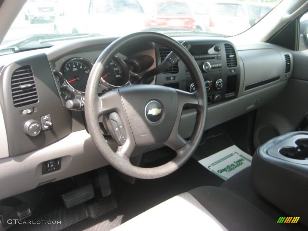 2009 Silverado 2500HD Work Truck Regular Cab - Summit White / Dark Titanium photo #7