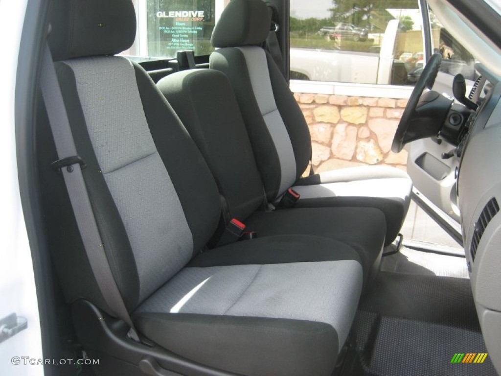 2009 Silverado 2500HD Work Truck Regular Cab - Summit White / Dark Titanium photo #9