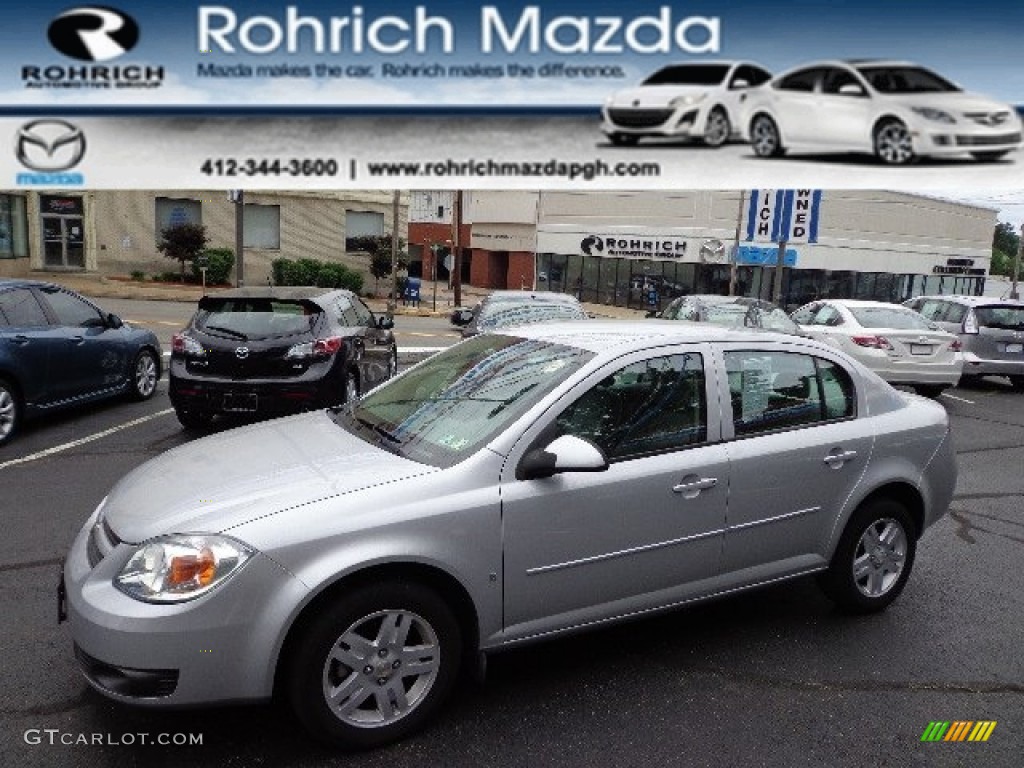 2006 Cobalt LT Sedan - Ultra Silver Metallic / Gray photo #1