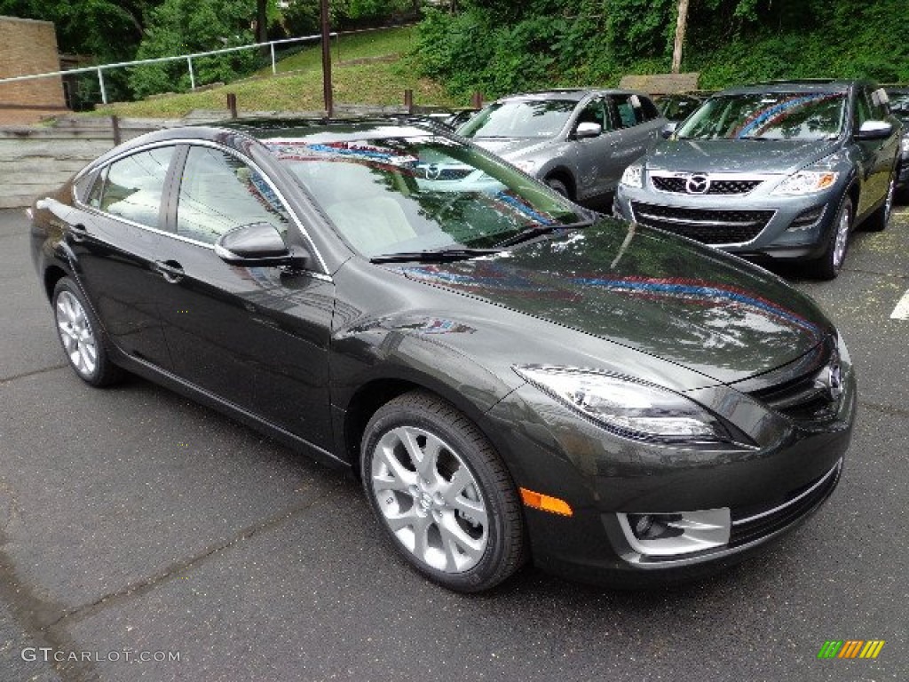 Polished Slate 2013 Mazda MAZDA6 i Grand Touring Sedan Exterior Photo #66502329