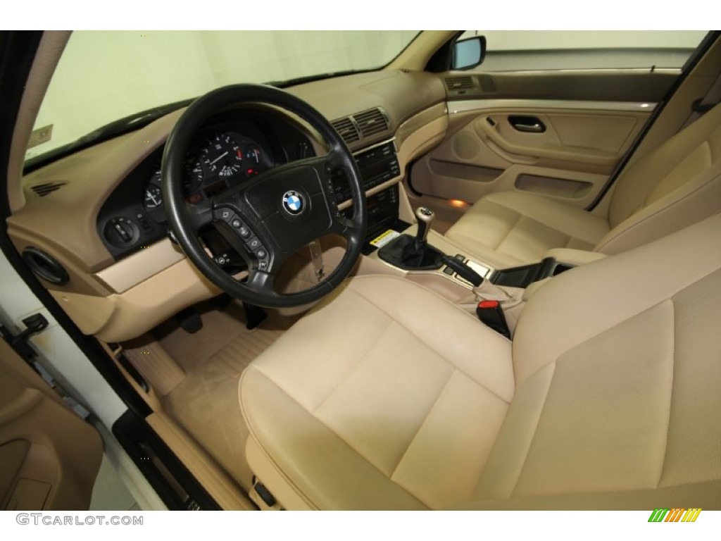 Sand Interior 2000 BMW 5 Series 528i Sedan Photo #66502689