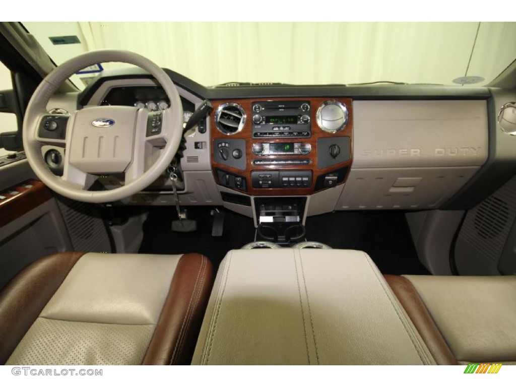 2009 Ford F250 Super Duty Cabelas Edition Crew Cab 4x4 Medium Stone/Dark Rust Dashboard Photo #66503631