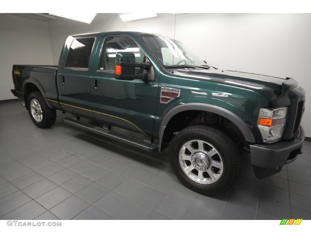 Forest Green Metallic 2009 Ford F250 Super Duty Cabelas Edition Crew Cab 4x4 Exterior Photo #66503655
