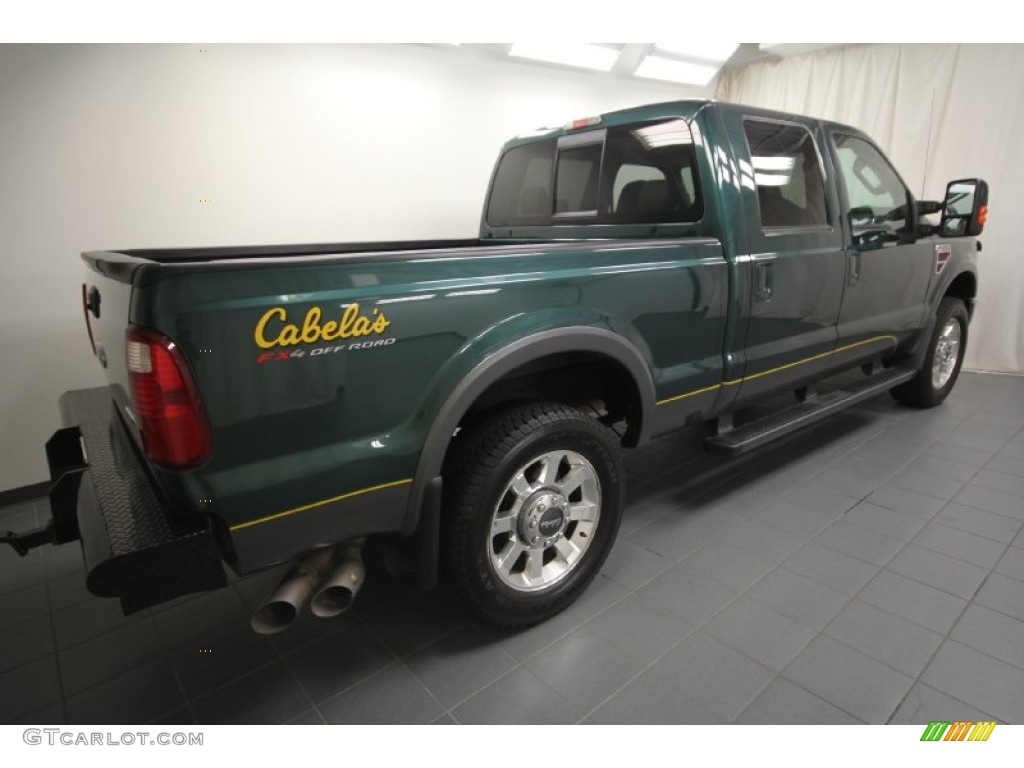 Forest Green Metallic 2009 Ford F250 Super Duty Cabelas Edition Crew Cab 4x4 Exterior Photo #66503694