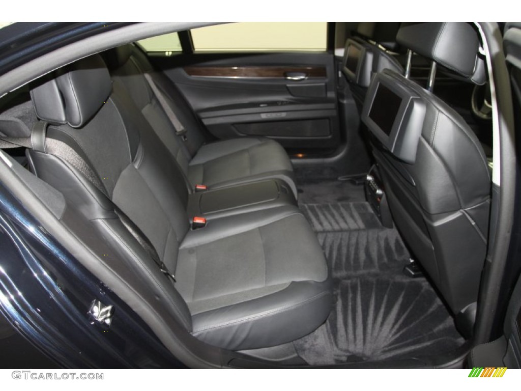 2009 7 Series 750Li Sedan - Imperial Blue Metallic / Black Nappa Leather photo #49