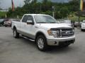 Oxford White - F150 Lariat SuperCab 4x4 Photo No. 4