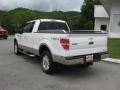 Oxford White - F150 Lariat SuperCab 4x4 Photo No. 8